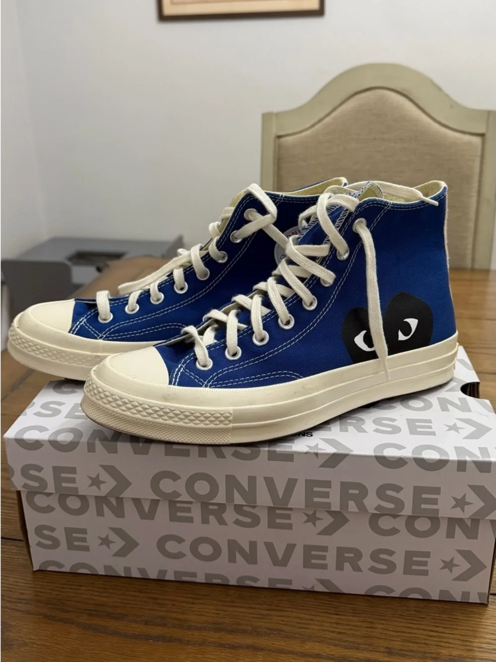 CdG PLAY x Converse Women's Chuck Taylor All Star Peek-A-Boo High-Top Sneakers